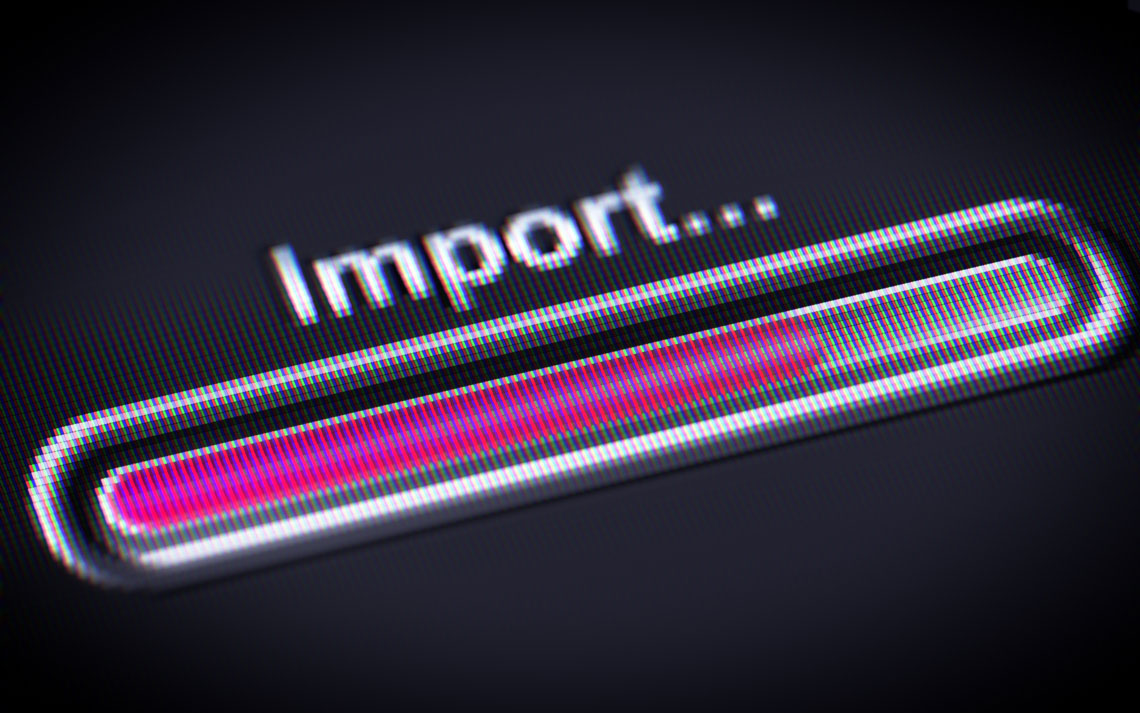 Secure file import